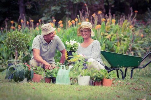 Gardener reviewing a customer complaint process